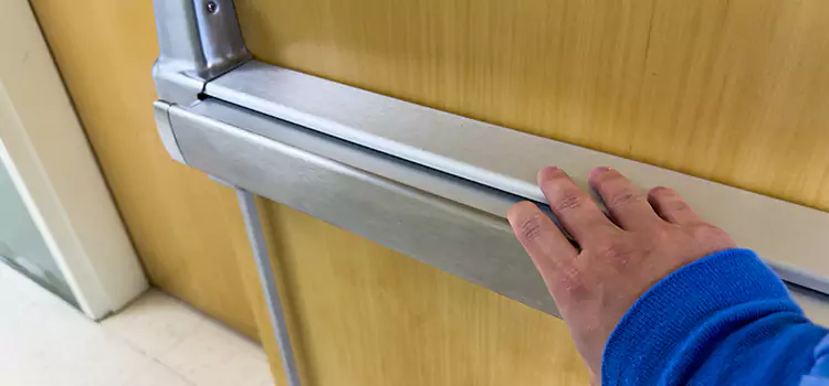 Installing a Push Bar on a Door Rexburg